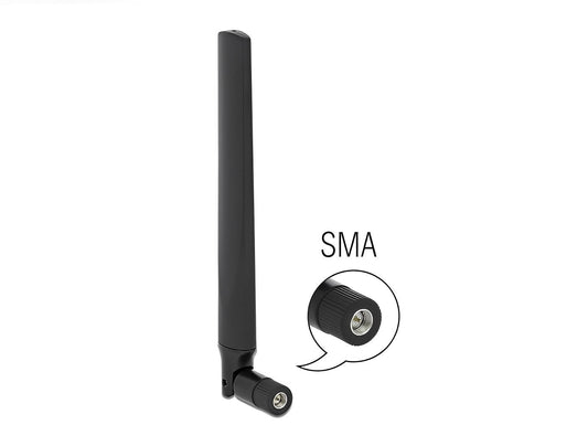 אנטנה כלל כיוונית 5G LTE -3.3 - 1.3 dBi פנימית מחבר SMA plug - delock.israel