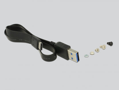 מארז חיצוני USB-C 3.1 Gen 2 לכונן M.2 SATA SSD - delock.israel