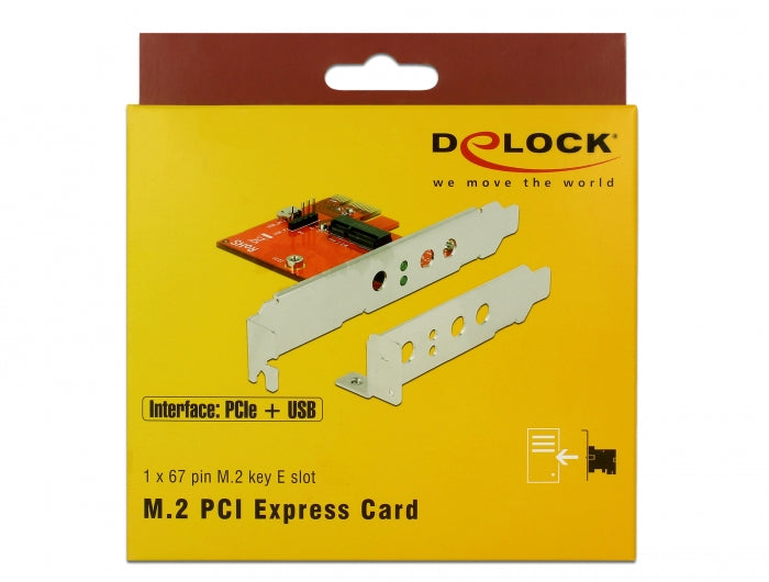 כרטיס PCI-E עבור מודולים M.2/USB - delock.israel