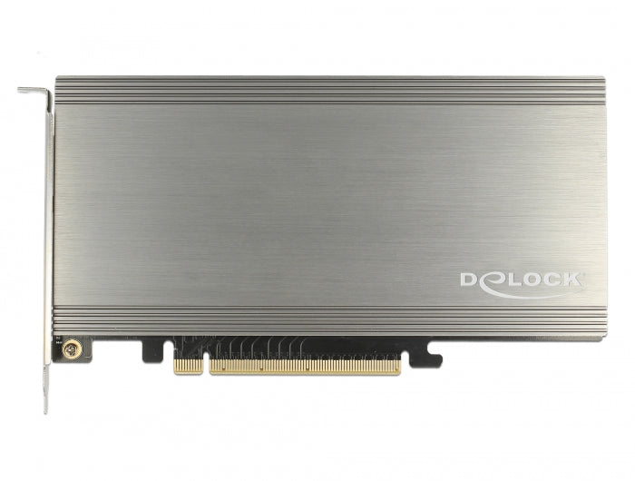 כרטיס PCI-E x16 עם מאוורר קירור עבור 2 כוננים M.2 NVMe - delock.israel