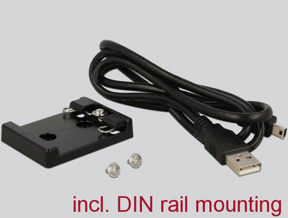 ממיר USB עם חיבור טרמינל בלוק Serial RS-422/485 עם בידוד גלווני 3kV וטווח טמפרטורות מורחב צ'יפ FTDI - delock.israel