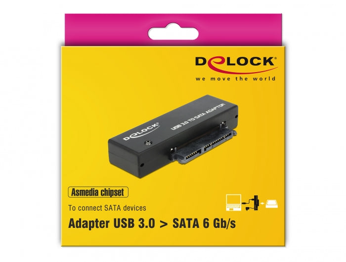 ממיר USB 3.2 לחיבור SATA 6 Gbps - delock.israel