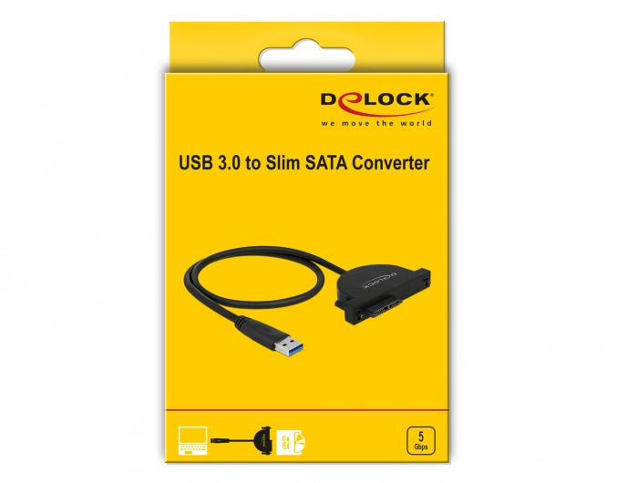 ממיר USB 3.0 לחיבור Slim SATA - delock.israel