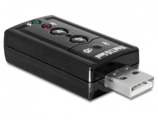 כרטיס קול USB 7.1 תומך S/PDIF עם שליטה בווליום - delock.israel