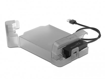 ממיר USB-3.0 עבור כונן דיסק 3.5″SATA HDD/SSD + כיסוי הגנה - delock.israel