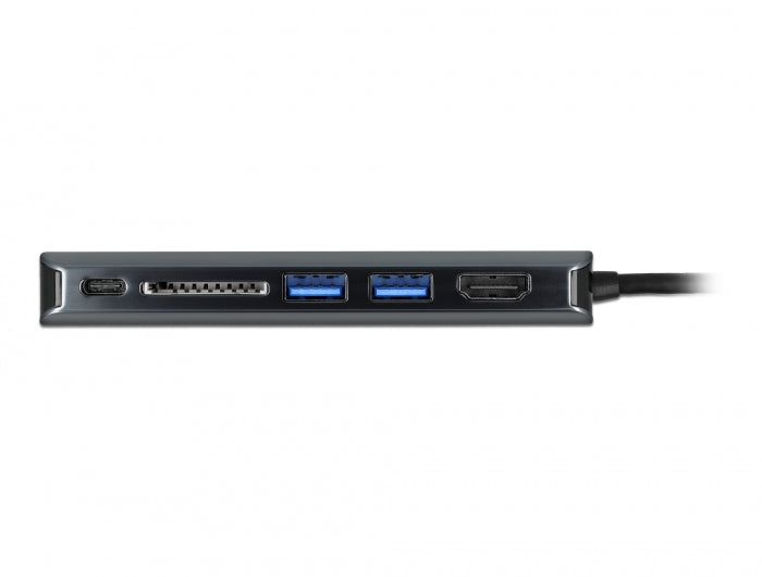 תחנת עגינה USB-C למחשב נייד עם חיבור למסכך HDMI 4K - delock.israel