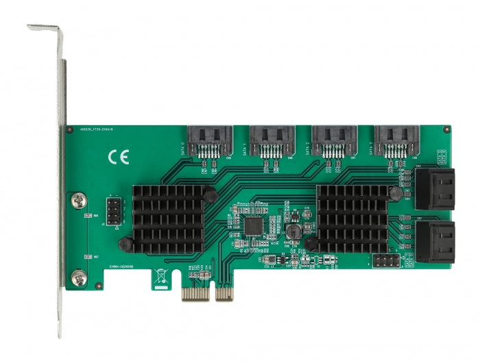 כרטיס SATA PCI-E x1 עם 8 יציאות SATA 6 Gb/s - delock.israel