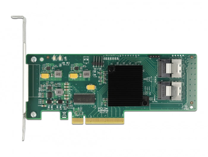 כרטיס SATA PCI-E x8 עם 8 יציאות SATA 6 Gb/s - delock.israel