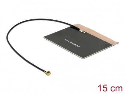 אנטנה LTE 2.0 - 3.5 dBi פנימית PCB בהדבקה עצמית מחבר MHF® I plug - delock.israel