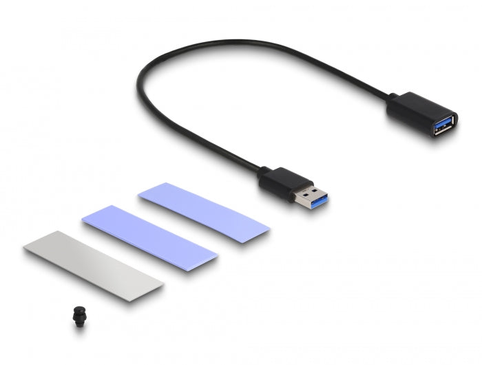 מארז חיצוני USB 3.2 Gen 2 10Gbps עבור PlayStation®5 לכונן M.2 PCIe NVMe SSD - delock.israel
