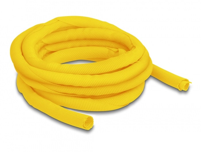 שרוול גמיש עם סגירה אוטומטית להגנת כבלים עמיד בטמפרטורה 50°C- עד 150°C צבע צהוב - delock.israel