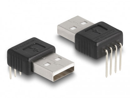 תקע USB-A 2.0 ל- 4 פינים - delock.israel