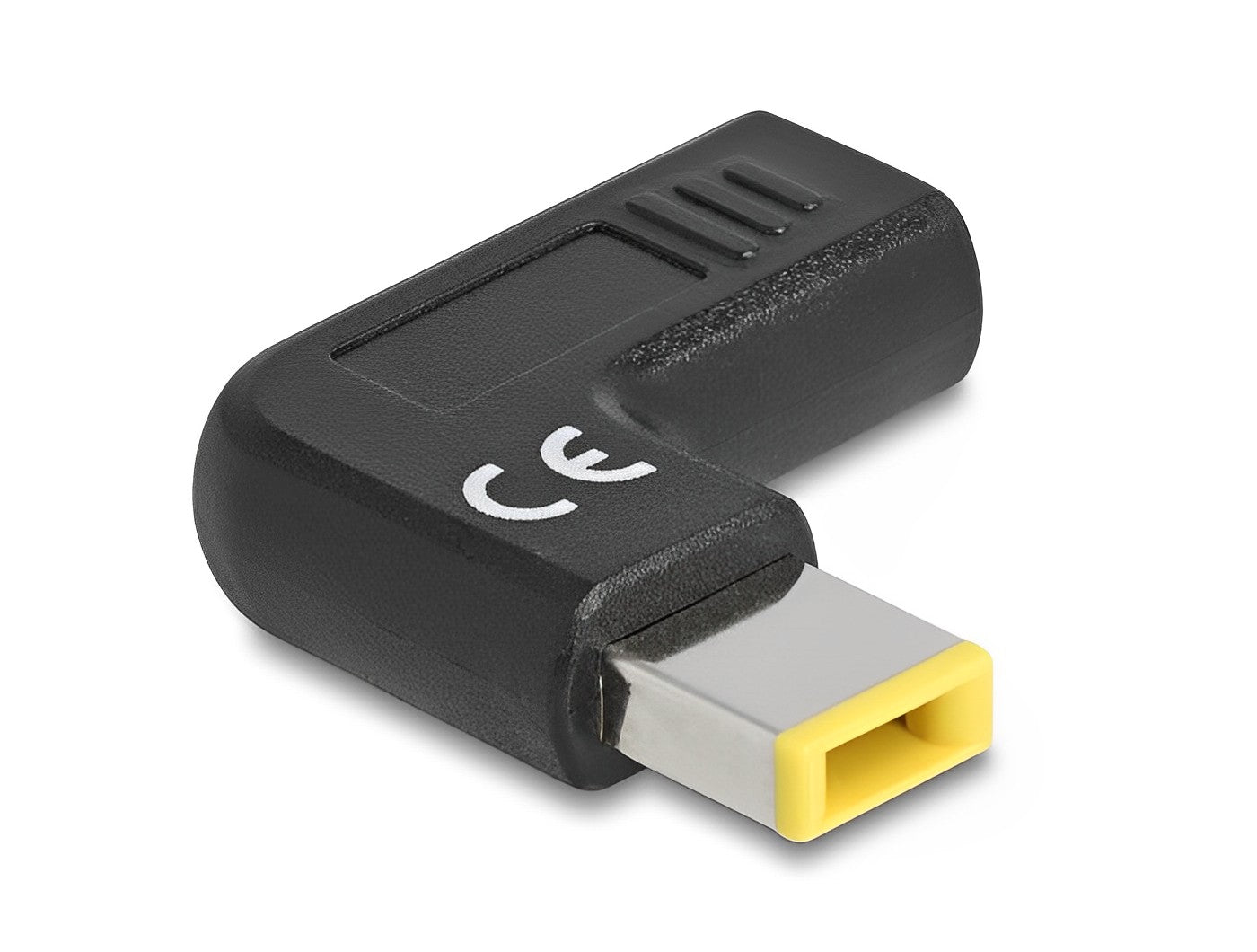מתאם טעינה למחשב נייד Lenovo שקע USB-C לתקע DC 11.0 x 4.5 בזווית 90° - delock.israel
