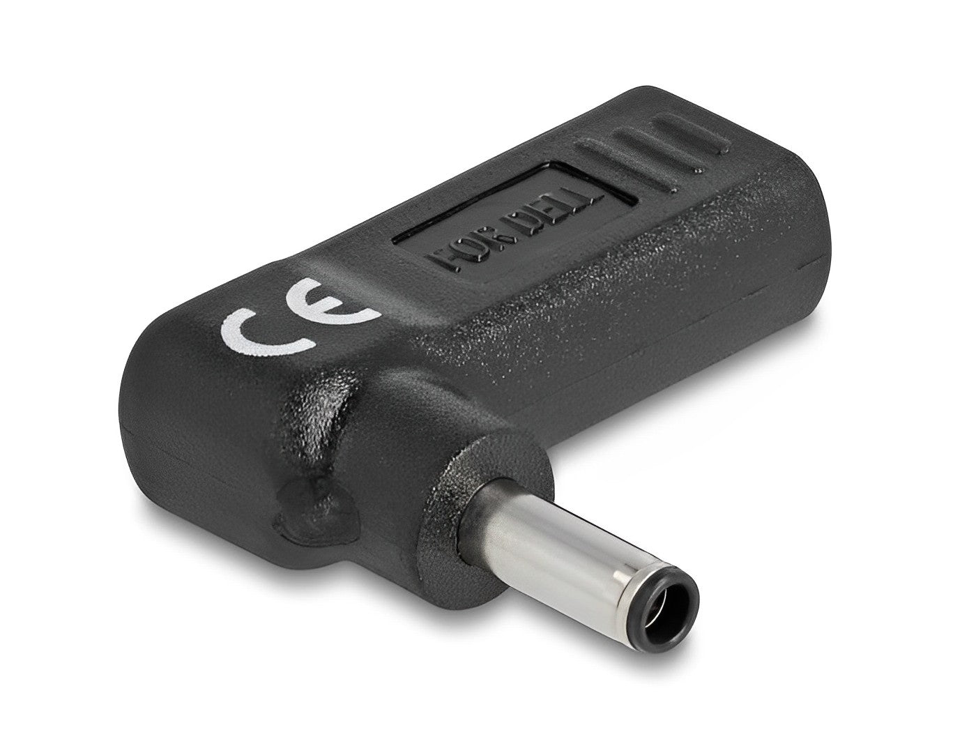 מתאם טעינה למחשב נייד Dell שקע USB-C לתקע DC 4.5 x 3.0 בזווית 90° - delock.israel