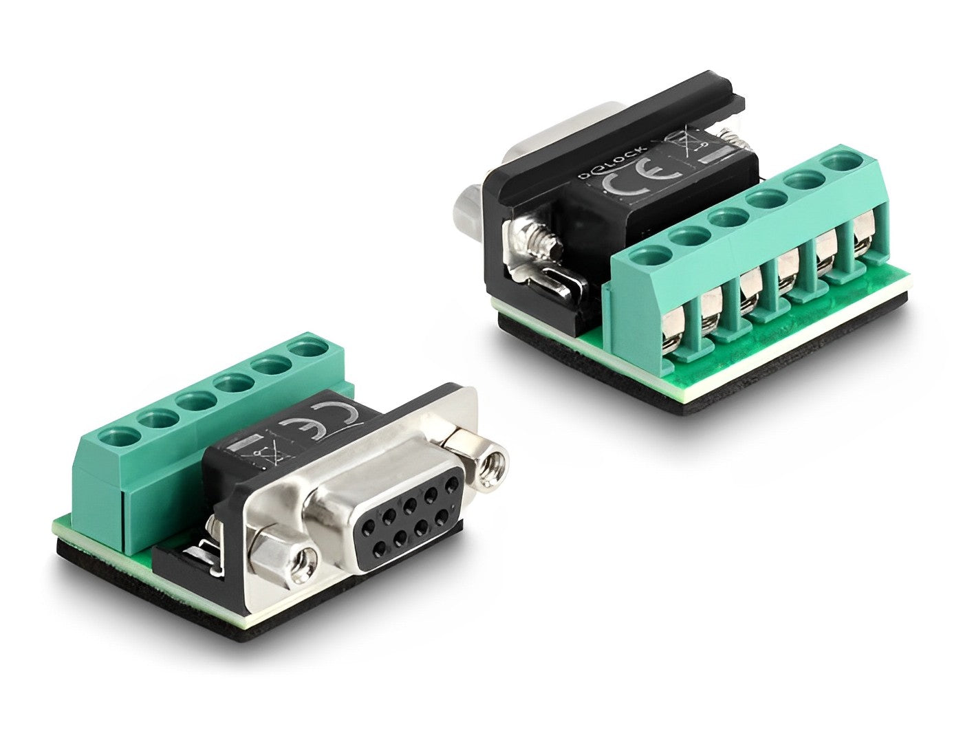 Delock Adapter USB 2.0 Type-A to 1 x Serial RS-422/485 male with 6 pin terminal block 5 V  - delock.israel