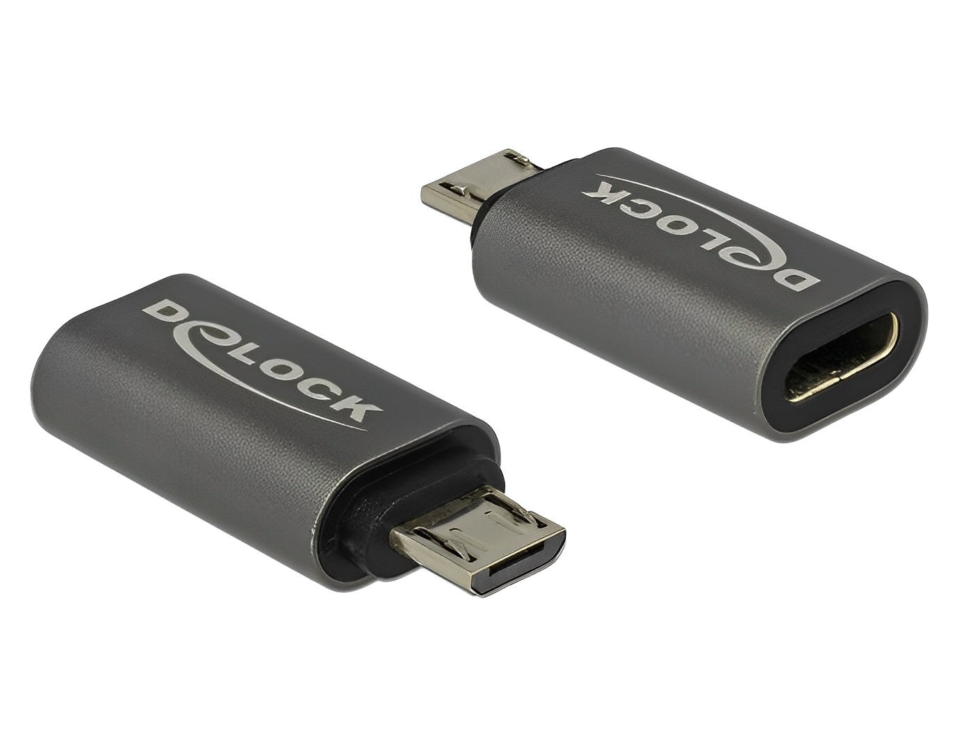 מתאם USB 2.0 תקע USB 2.0 Micro-B לשקע USB-C - delock.israel