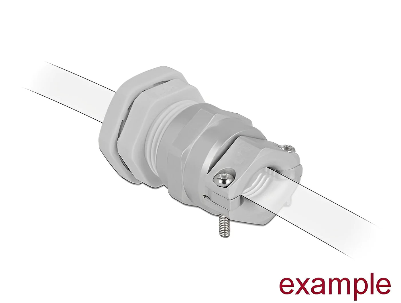 מוביל כבלים PG29 עם הגנת מתיחה אטום נגד מים IP68 - delock.israel