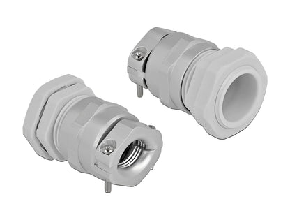 מוביל כבלים PG21 עם הגנת מתיחה אטום נגד מים IP68 - delock.israel