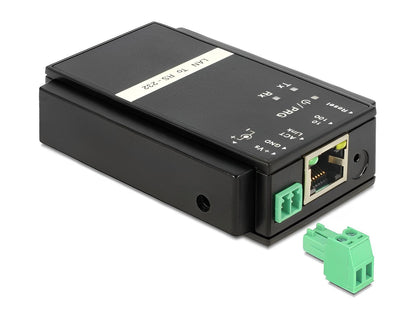 ממיר אתרנט LAN TCP/IP שקע RJ45 לתקע DB9 Serial RS-232 - delock.israel