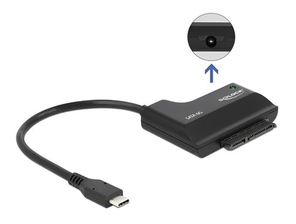 ממיר USB-C 3.1 Gen 2 לחיבור SATA 6 Gbps - delock.israel