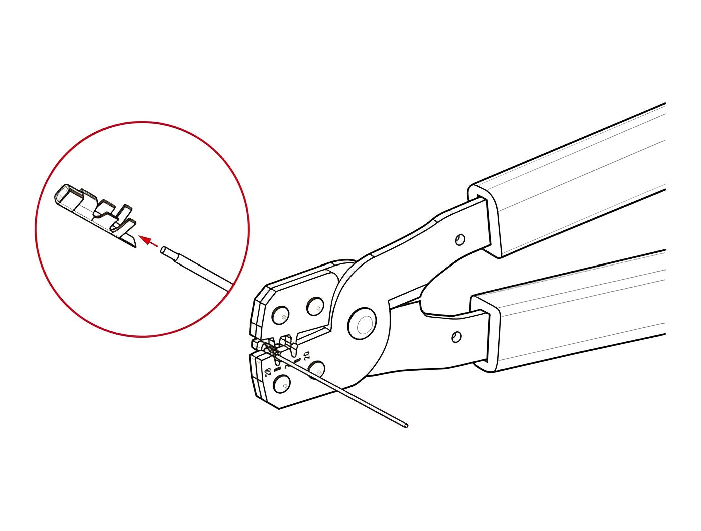 לוחץ מגעים AWG 20/24/28 Crimp - delock.israel