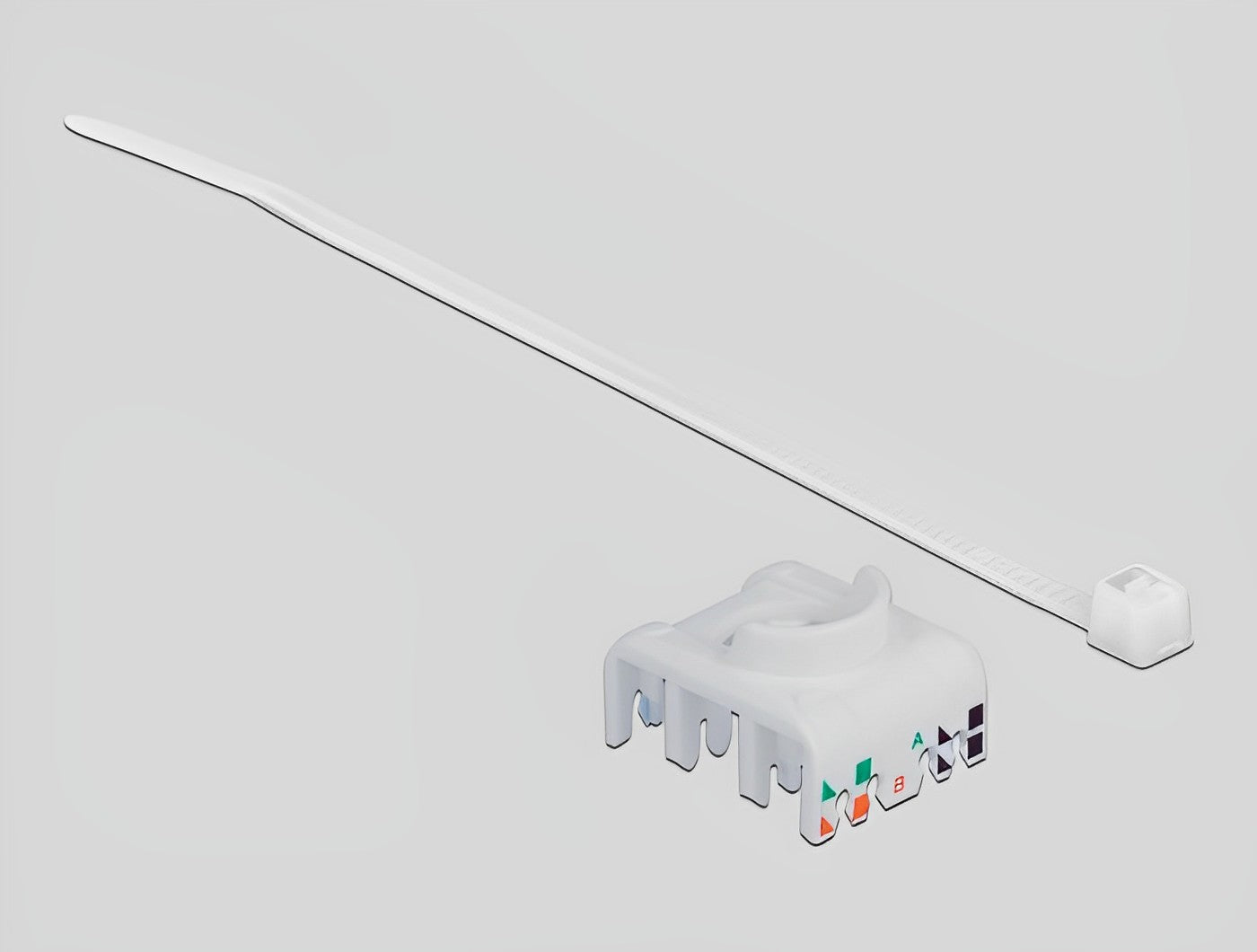 שקע קיסטון מסוכך RJ45 Cat.6A עם מתאם למסילת DIN - delock.israel