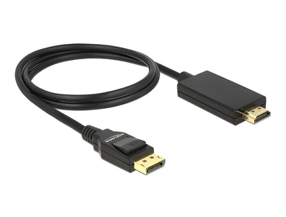 כבל DisplayPort 1.2 4K לחיבור מסך HDMI ז/ז תומך 30 הרץ - delock.israel