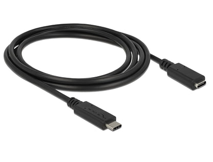 כבל מאריך USB-C 4K 10Gbps ז/נ תומך PD 60 W - delock.israel
