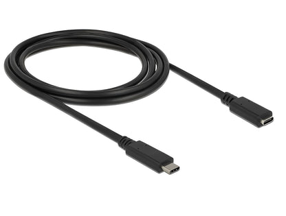 כבל מאריך USB-C 4K 10Gbps ז/נ תומך PD 60 W - delock.israel