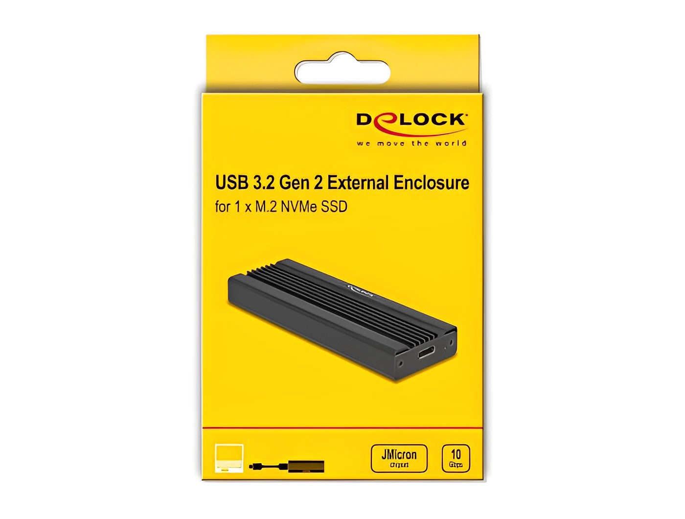 מארז חיצוני USB-C 3.2 Gen 2 לכונן M.2 NVMe - delock.israel