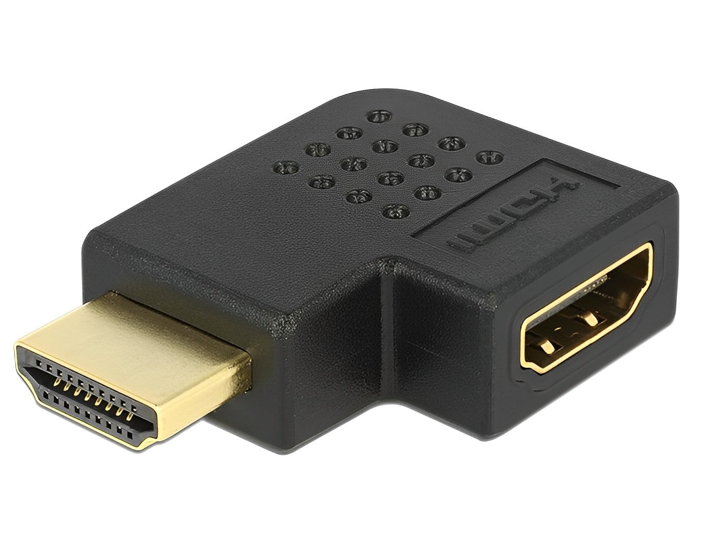 מתאם HDMI ז/נ בזווית 90° שמאלה - delock.israel