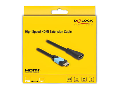 כבל מאריך HDMI 8K ז/נ תומך 60 הרץ - delock.israel