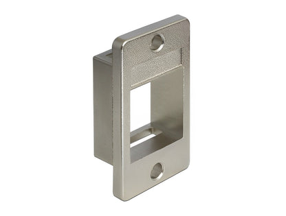 תושבת להרכבת שקע קיסטון RJ45 בפאנל - delock.israel