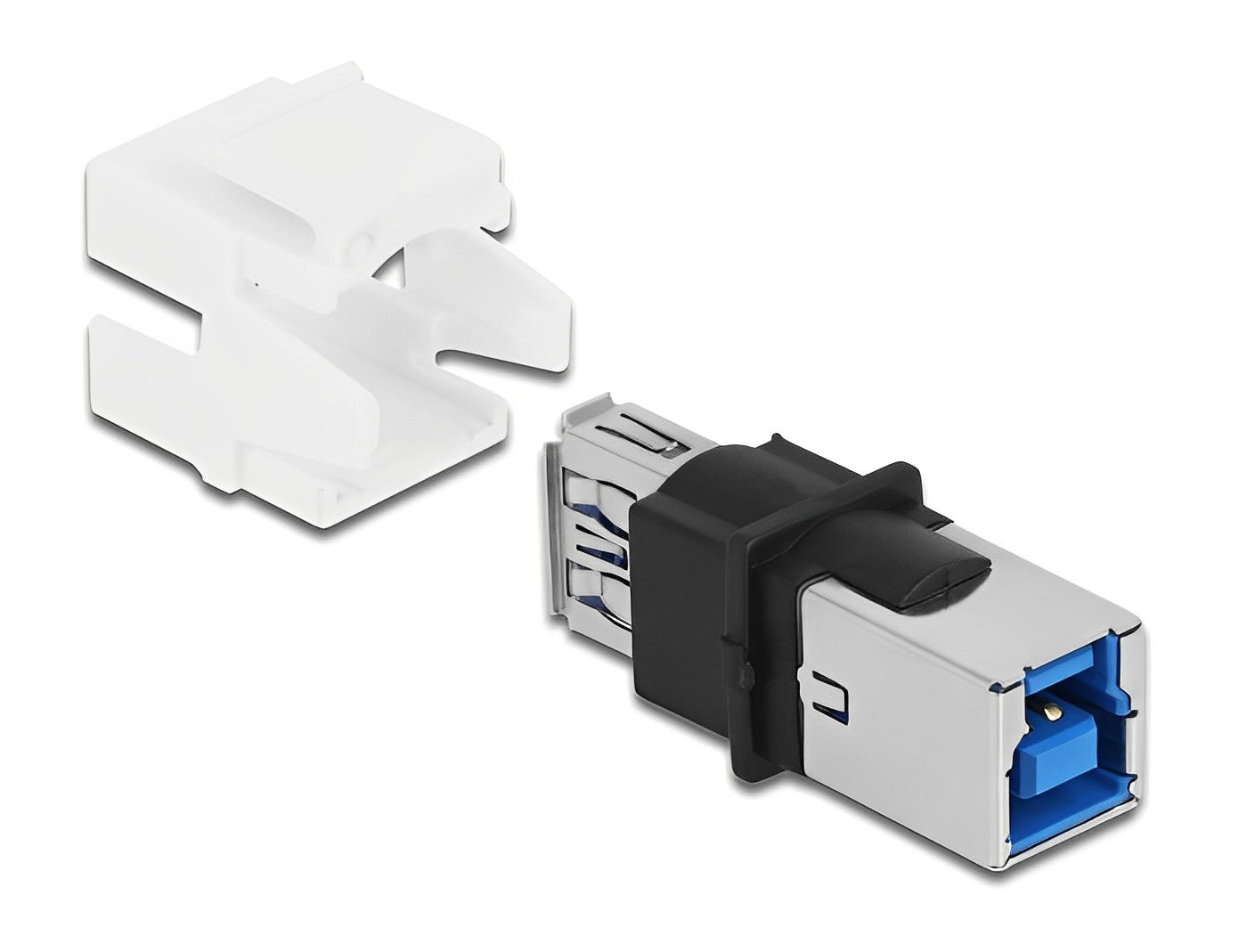 מתאם קיסטון USB 3.0 שקע USB-A לשקע USB-B - delock.israel