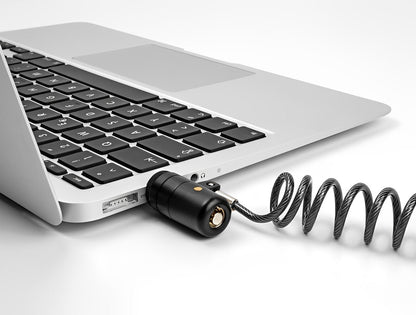 מנעול אבטחה Carbon מסולסל למחשב נייד USB-A port עם נעילת מפתח - delock.israel