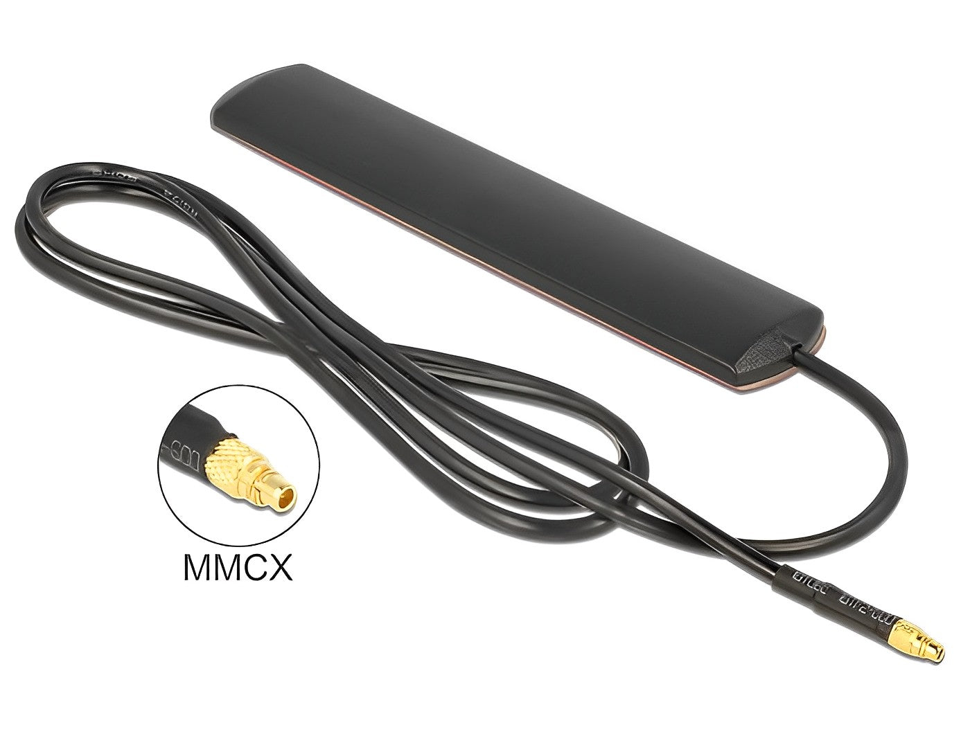 אנטנה כלל כיוונית LTE 3 dBi פנימית בהדבקה עצמית מחבר MMCX plug - delock.israel
