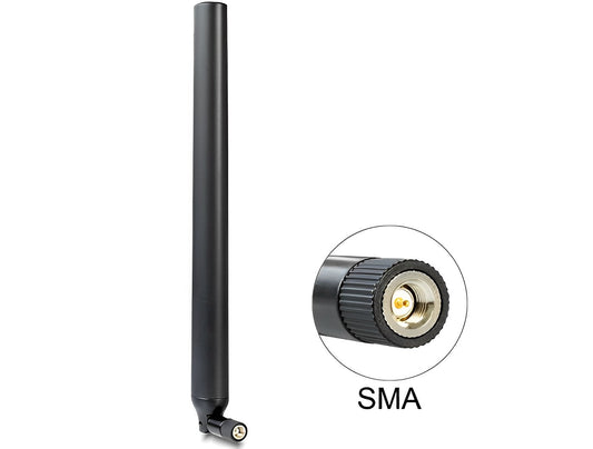 אנטנה כלל כיוונית LTE 0.1 - 4.5 dBi פנימית מחבר SMA plug - delock.israel