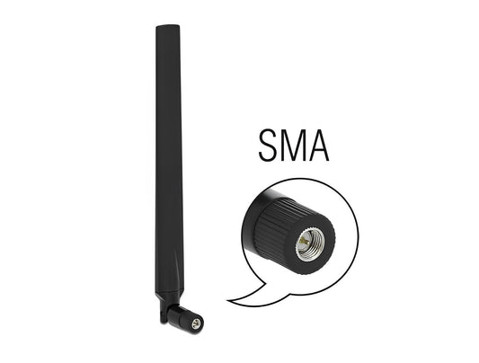 אנטנה כלל כיוונית LTE 1.9 - 2.3 dBi פנימית מחבר SMA plug - delock.israel