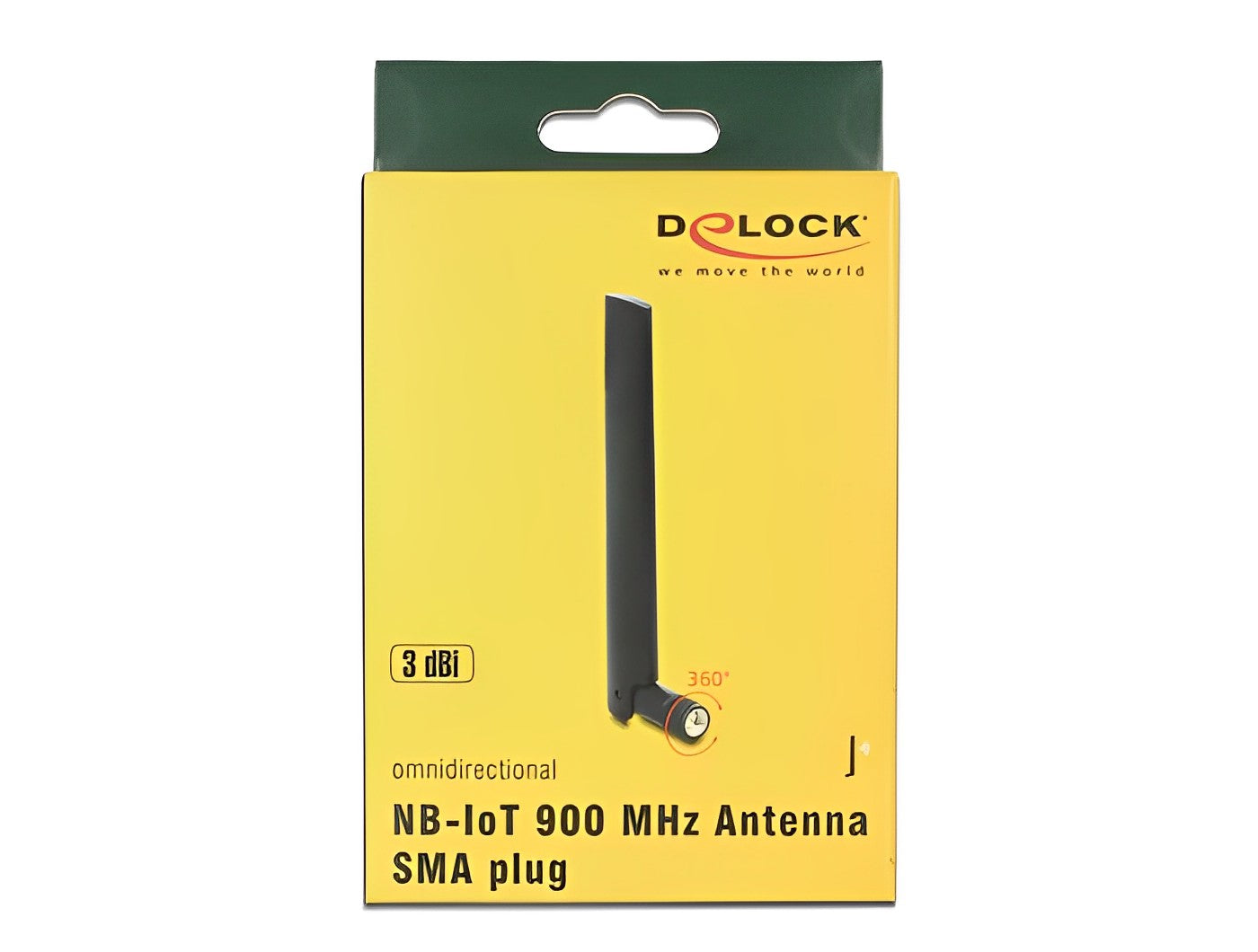 אנטנה כלל כיוונית NB-IoT 900 MHz 3 dBi פנימית מחבר SMA plug - delock.israel