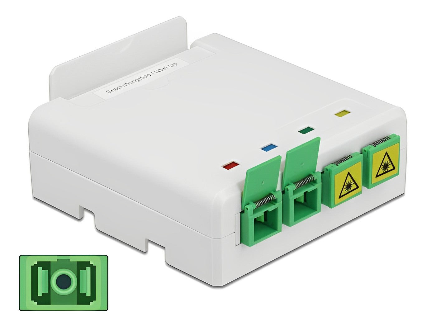 קופסא FTTH DIN Rail לחיבור 4 סיבים אופטיים - delock.israel