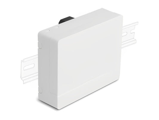קופסא FTTH DIN Rail לחיבור 4 סיבים אופטיים - delock.israel