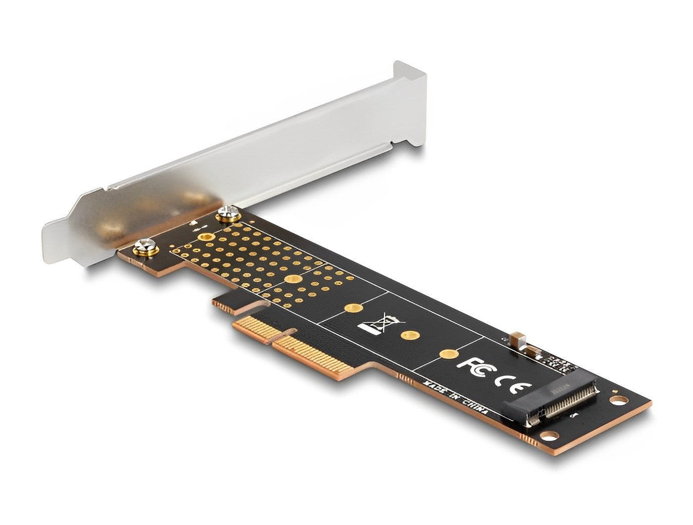 כרטיס PCI-E x4 Low Profile עבור כונן M.2 NVMe 110mm - delock.israel