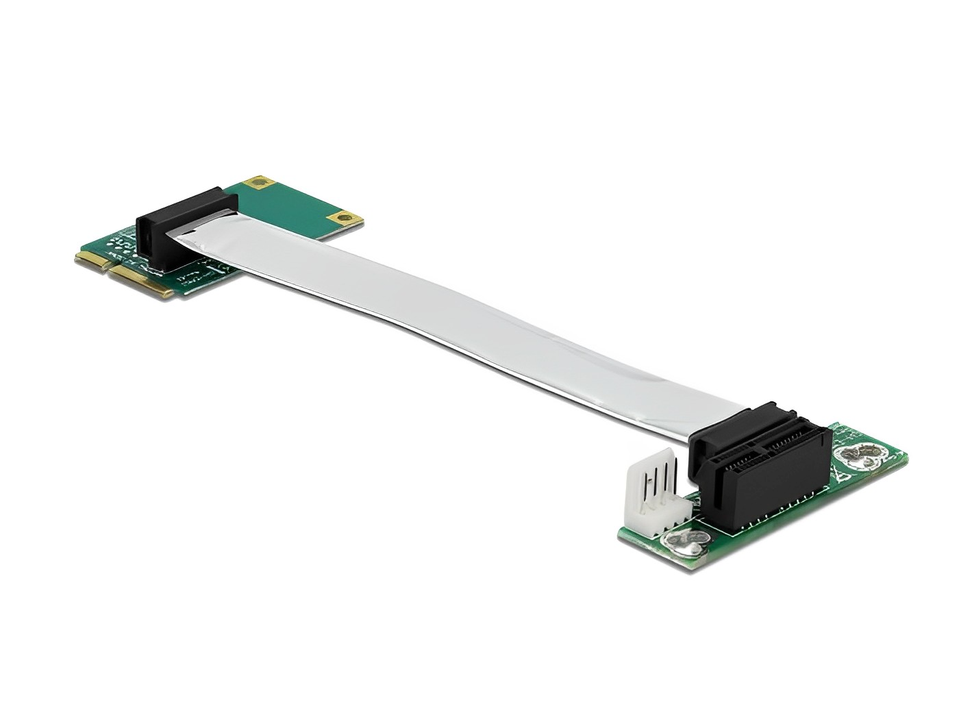 כרטיס הרחבה רייזר מסלוט Mini PCIe לסלוט PCIe x1 על כבל 13 ס"מ - delock.israel