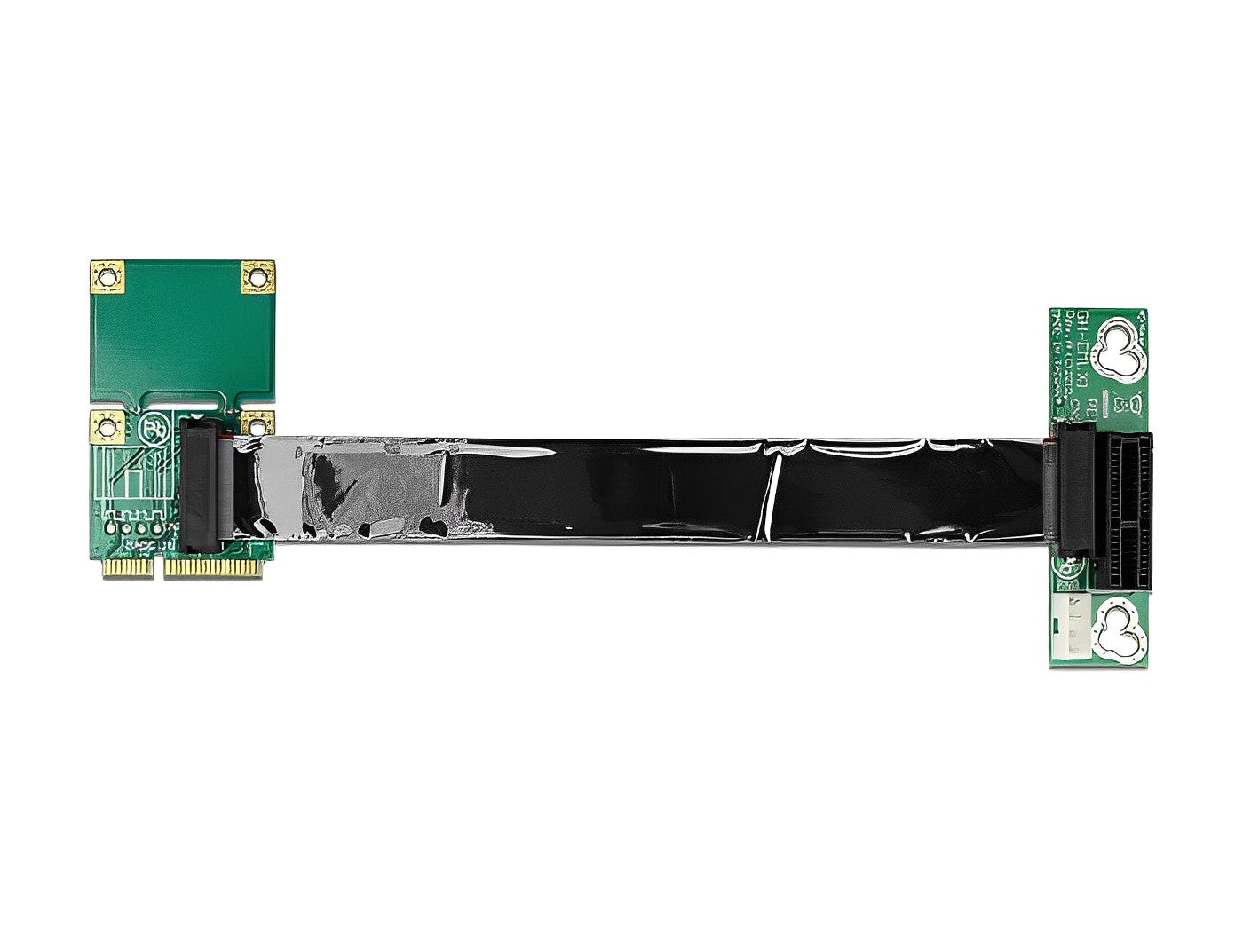כרטיס הרחבה רייזר מסלוט Mini PCIe לסלוט PCIe x1 על כבל 13 ס"מ - delock.israel