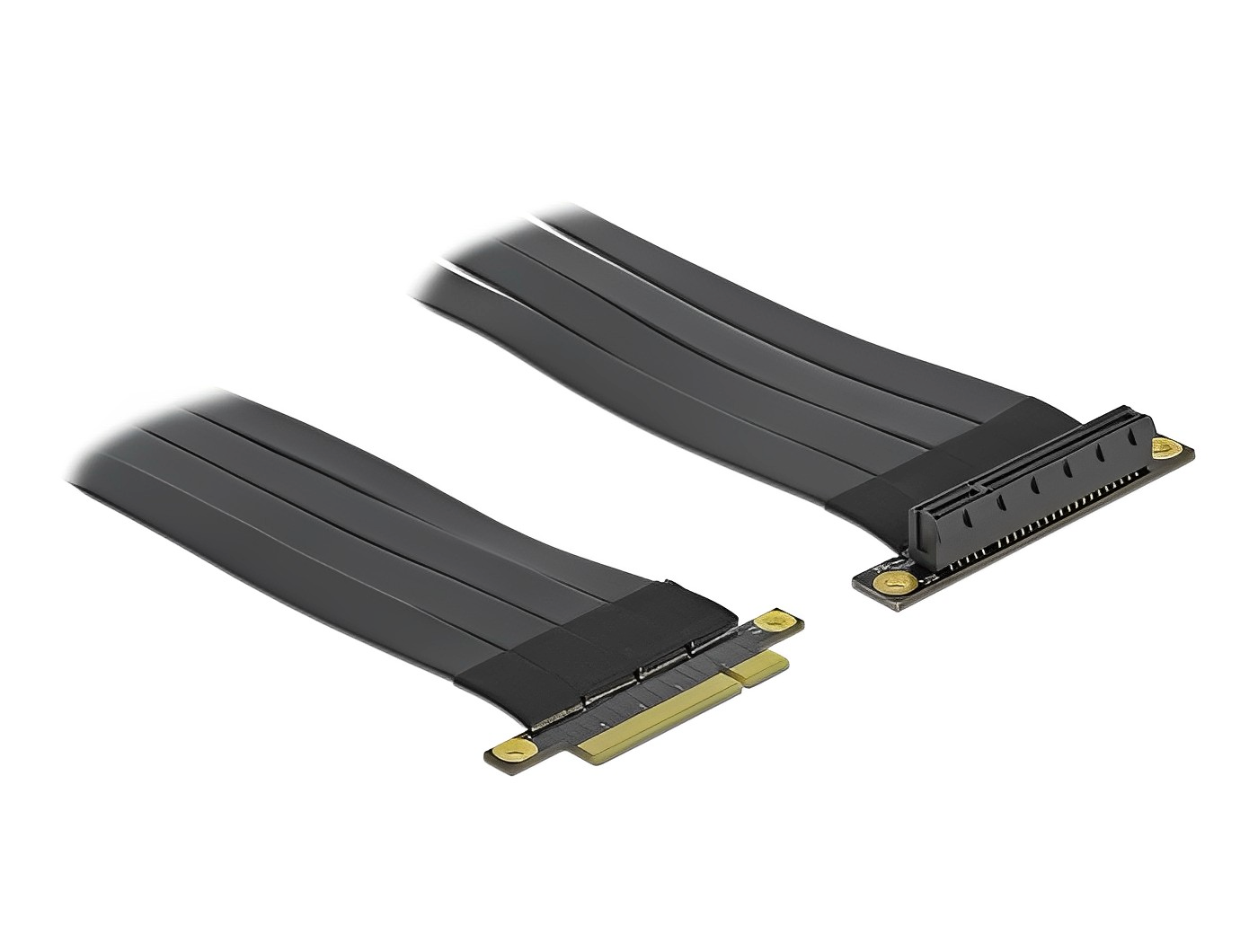 כרטיס הרחבה רייזר מאריך PCIe x8 זכר לסלוט PCIe x8 בזווית 90° - delock.israel