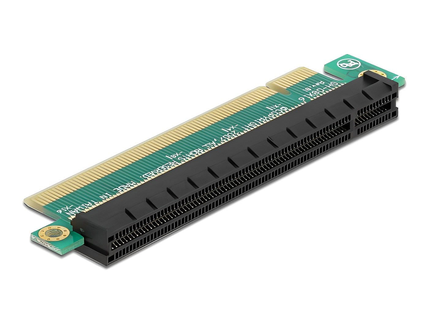 כרטיס הרחבה רייזר מאריך PCIe x16 זכר לסלוט PCIe x16 גובה 20 מ"מ - delock.israel