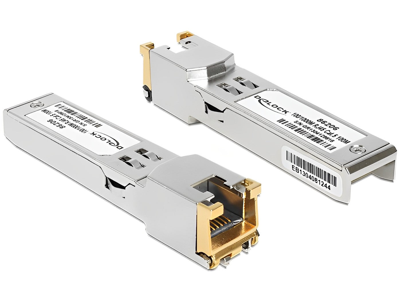 טרנסיבר ג'יביק SFP לכבל רשת RJ45 תומך 1 גיגה SERDES interface - delock.israel