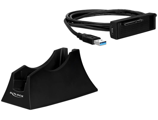 תחנת עגינה USB 5Gbps עבור כונן SATA HDD/SSD 2.5″/ 3.5″ - delock.israel