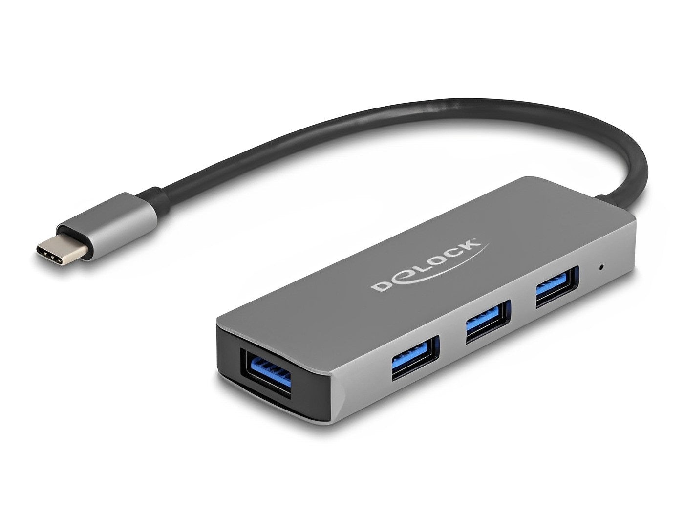 מפצל USB-C 3.2 Gen 1 5Gbps עם 4 יציאות USB-A - delock.israel