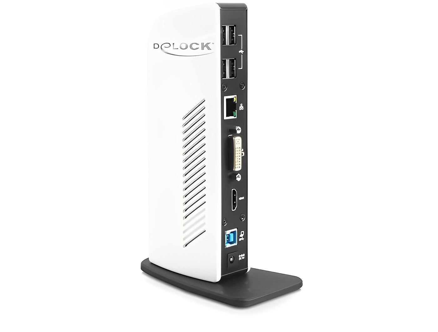 תחנת עגינה USB 3.0 למחשב נייד עם חיבור ל- 2 מסכים DVI / HDMI 1080p בו זמנית - delock.israel